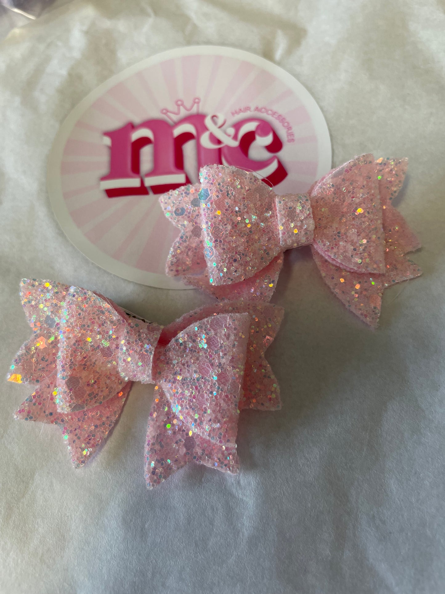 Sparkle Pink Bow