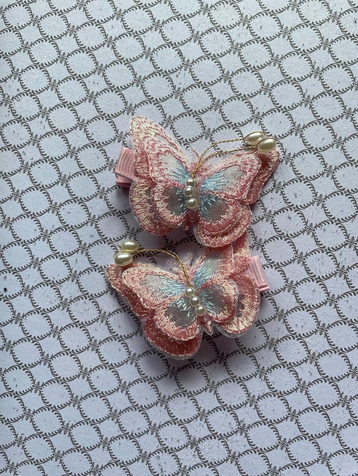 Butterfly Clip - Pink